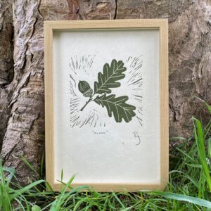 Oak Linoprint