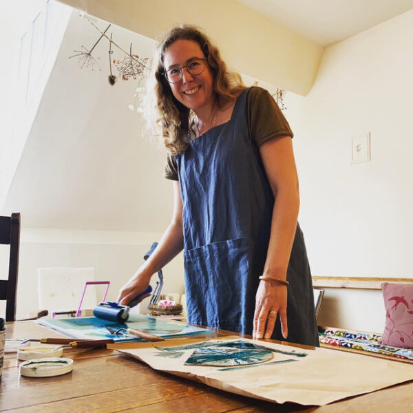 Rachel jones handmade linoprinting
