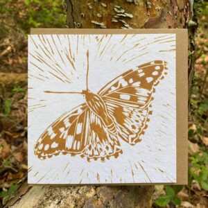 Painted Lady Butterfly Card