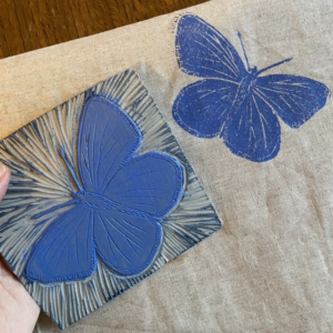 Cushion hand print block