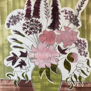 Peonies and Lupins