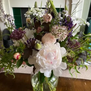 Peonies and Lupins