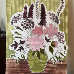 Peonies and Lupins