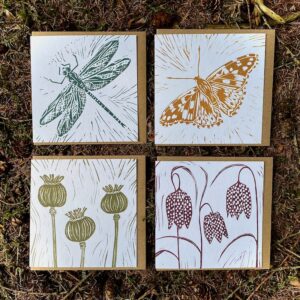 Set of 4 Cards - Meadow Set